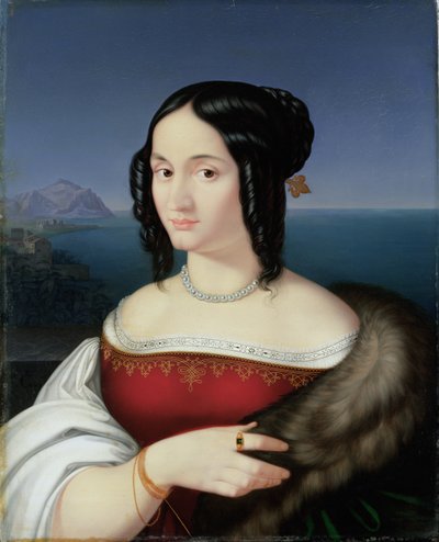 Carolina Grossi, the first Wife of the Artist by Peter von Cornelius